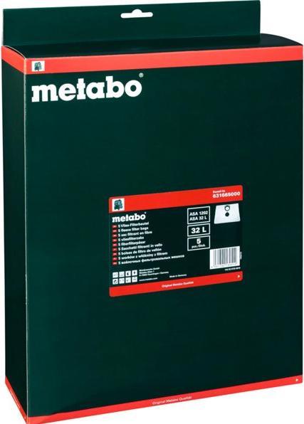 Immagine prodotto Metabo Sacco filtrante in pile