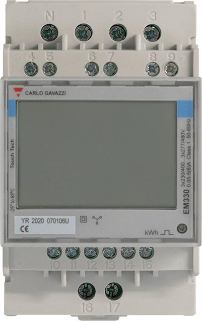Immagine prodotto Wallbox Misuratore di potenza trifase fino a 250A, EM330 (0.05 A)