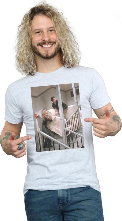 Actual product image Friends Mens Sofa Stairs Photo T-Shirt (S)