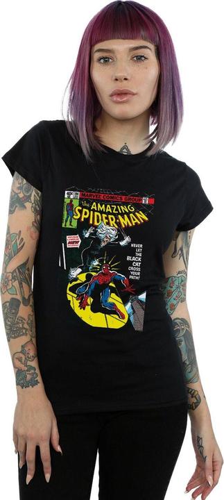 Image du produit - T-shirt SPIDER-MAN BLACK CAT COVER - Femme (M)