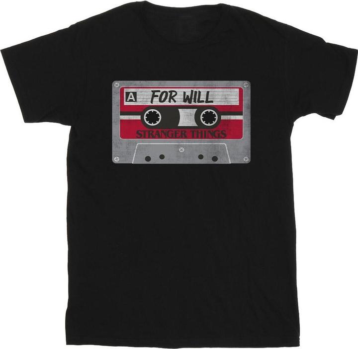 Immagine prodotto Netflix Stranger Things Cassette For Will Maglietta Uomo (L)