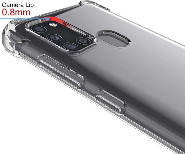 Produktbild Screenguard Samsung Galaxy A21s Hülle Crystal Soft Airbag Bumper (Samsung Galaxy A21s)