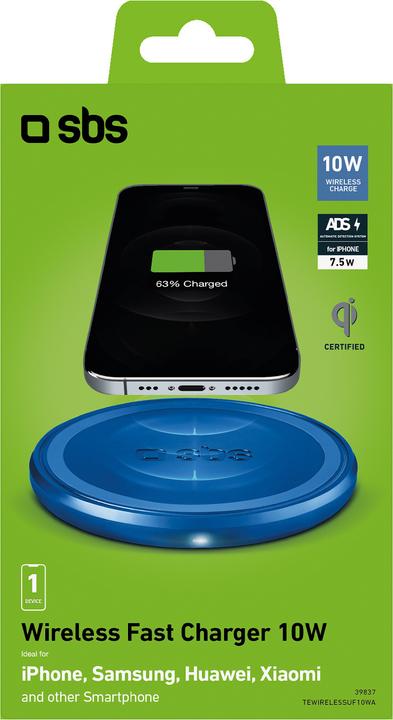 Immagine prodotto SBS Base di ricarica wireless da 10W (10 W)