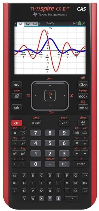 Actual product image TI TI-Nspire CX II-T CAS Symbolic Calculator