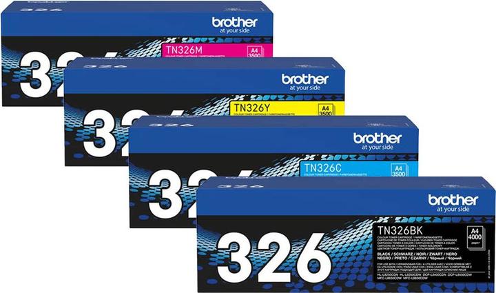 Image du produit Brother Original Toner SET TN326/TN-326 Set avec les quatre couleurs (M, CF, Y, C)