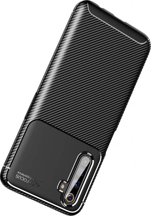 Actual product image Screenguard Realme 6 Pro Cover Carbon Design TPU Case (Realme 6 Pro)