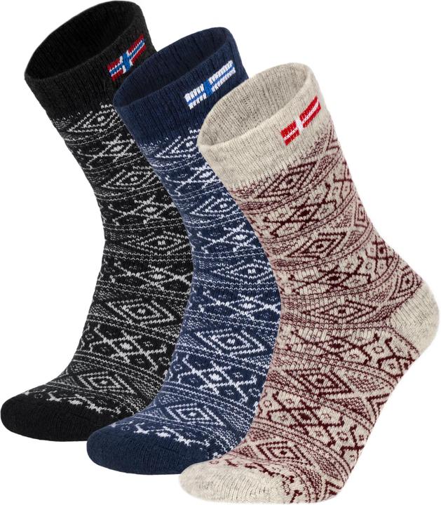 Produktbild Normani 3 Paar Canadien Socks - 9631 (3er Pack, 35 - 38)