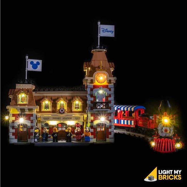 Produktbild Light my bricks LED Licht Set für LEGO Disney Zug mit Bahnhof