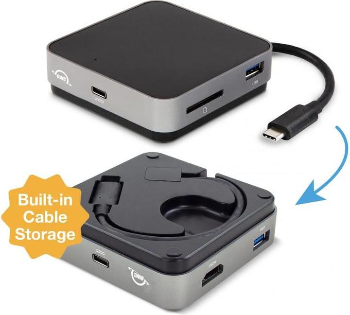 Actual product image OWC travel dock (USB-C, 2 Ports)