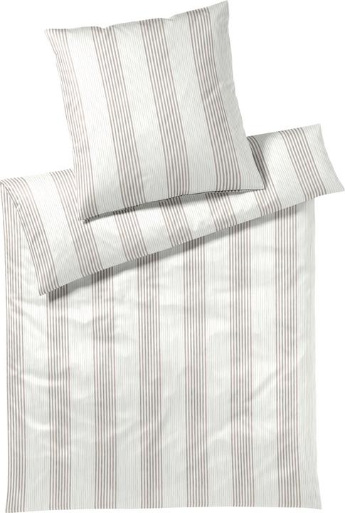Image du produit Elegante Mako-Satin linge de lit Bridge bleu ciel (Taie d'oreiller, 65 x 100 cm)