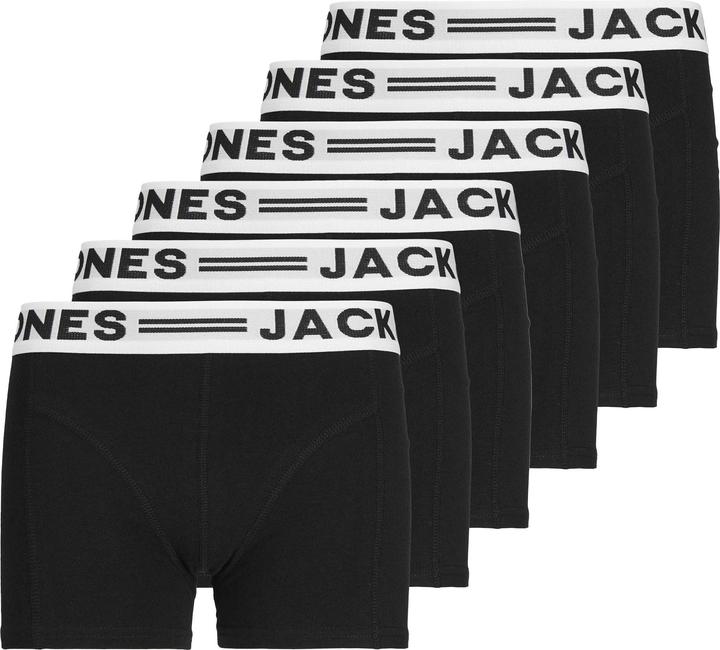 Actual product image Jack & Jones Sense Trunks 6 Pack Jnr Noos (128, pack of 6)
