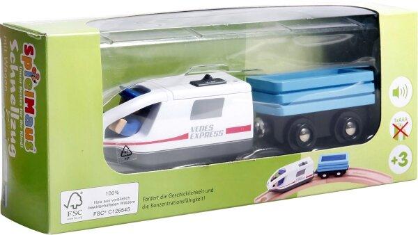 Actual product image Spielmaus SMH express train with wagon