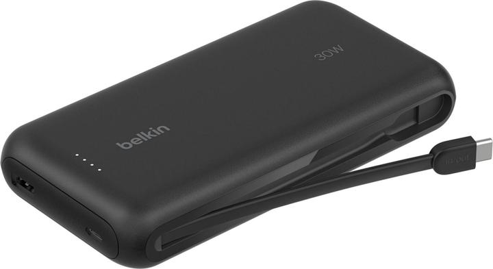 Belkin Powerbank 20.000mAh black 30W integr.USB-C cable BPB024hqBK (20000 mAh, 30 W, 74 Wh)