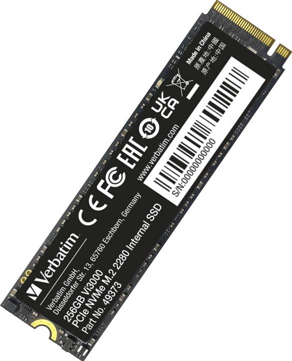 Produktbild Verbatim Vi3000 (256 GB, M.2 2280)