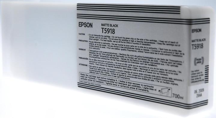 Immagine prodotto Epson T5918 Cartuccia d'inchiostro nero opaco capacità standard 700ml confezione da 1 pezzo (MBK)
