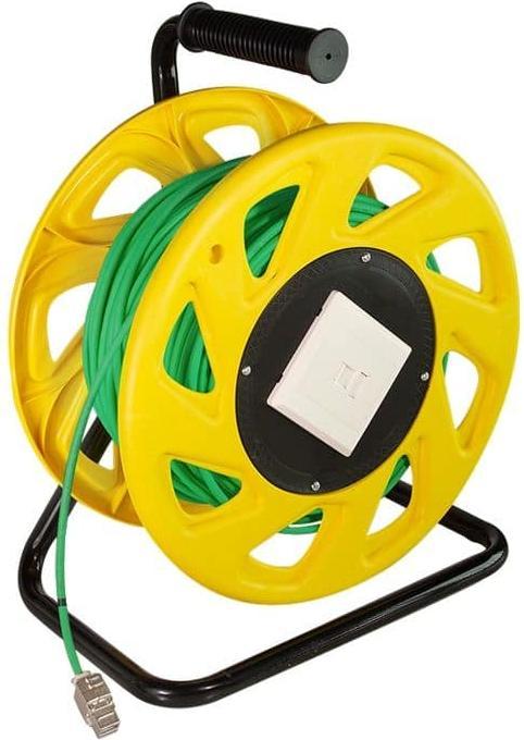 Produktbild LogiLink Mobile Kabeltrommel Cat.7 S/FTP, PUR, 60 m (S/FTP, CAT7, 60 m)