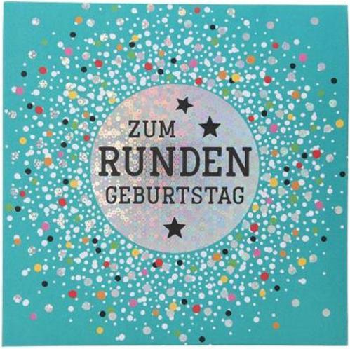 Produktbild Magni Depesche 0011694-014 Pop-up Glückwunschkarte zum runden Geburtstag, Klappkarte mit Musik, Lichteleme (1 Stk.)