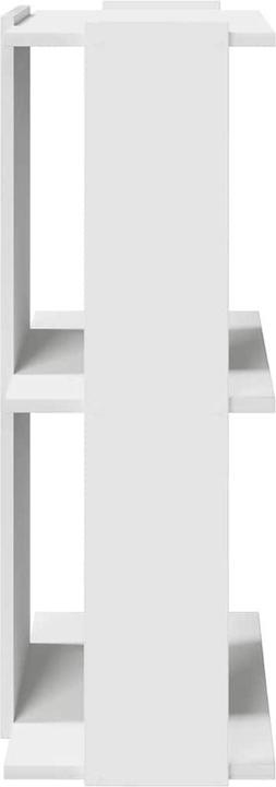 Image du produit VidaXL Bibliothèque 3 étagères Blanc 60x30x80 cm Bois composite (60 x 30 x 80 cm)