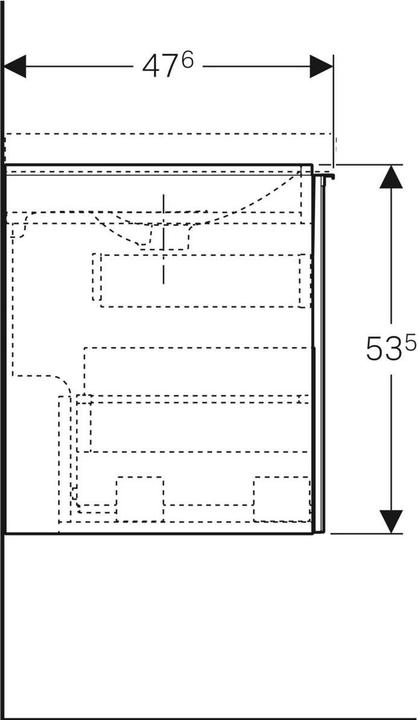 Immagine prodotto Geberit 500.613.16.1 (119 x 47,5 x 53,5 cm)