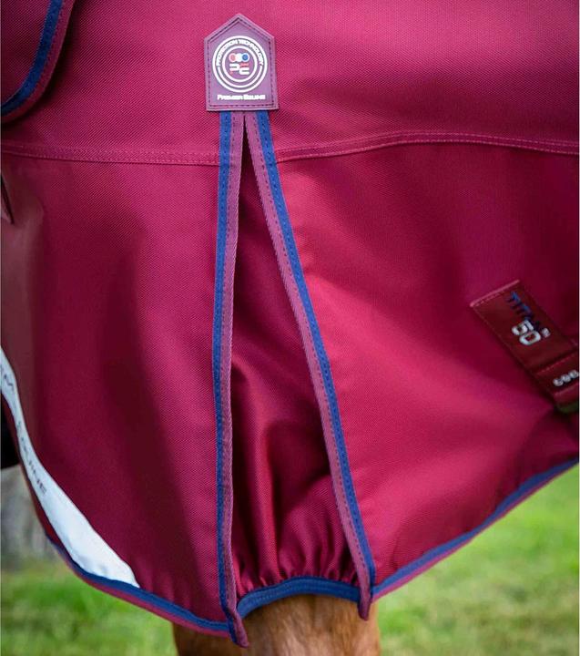 Actual product image Premier Equine outdoor horse blanket with neck cover titan 50 g (160 cm)