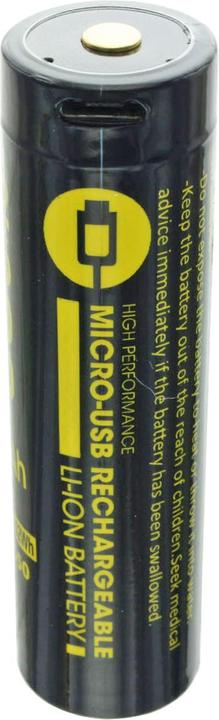 Immagine prodotto AccuCell Batteria 18650 con presa di ricarica micro USB (1 pz., 18650, 3300 mAh)