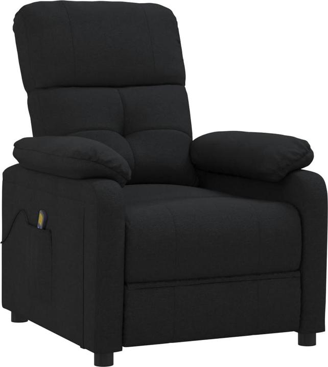 Immagine prodotto VidaXL Poltrona massaggiante Poltrona TV Poltrona relax Poltrona reclinabile Tessuto nero