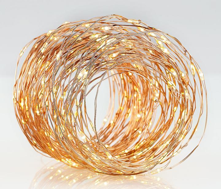 Actual product image Lunartec Solar light chain made of copper wire (30 m)