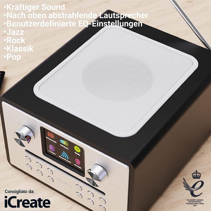 Produktbild Majority UKW-Radio & CD Player (FM, DAB+, Bluetooth, WLAN)