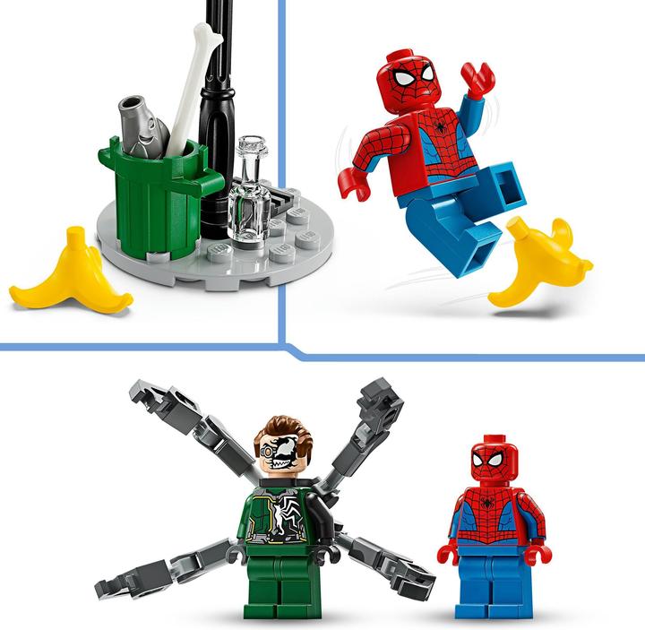 Produktbild LEGO Motorrad-Verfolgungsjagd: Spider-Man vs. Doc Ock (76275, LEGO Marvel)