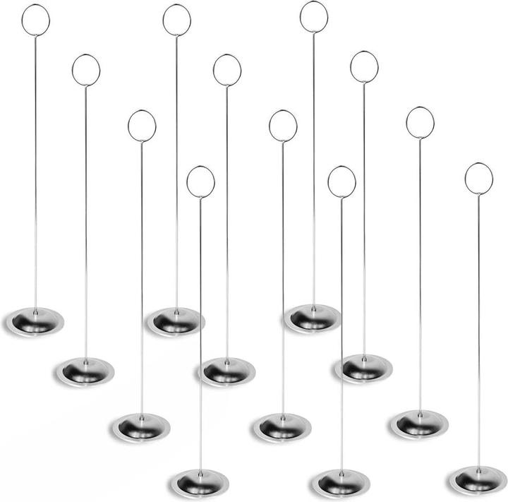 Image du produit Hohiya Porte-cartes de table (argent, 12 pcs)