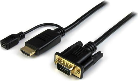 Produktbild StarTech 6ft HDMI To VGA Adapter Cable (1.90 m, HDMI)