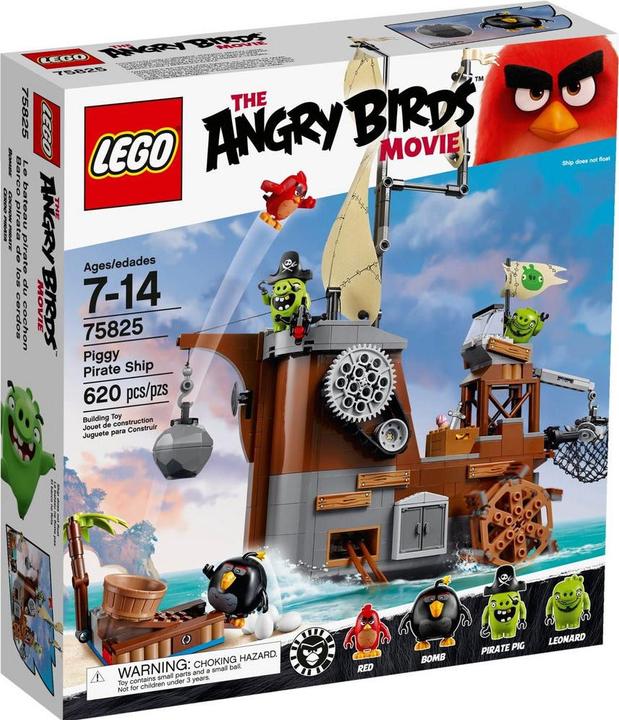 Actual product image LEGO Angry Birds Piggy Pirate Ship (75825)
