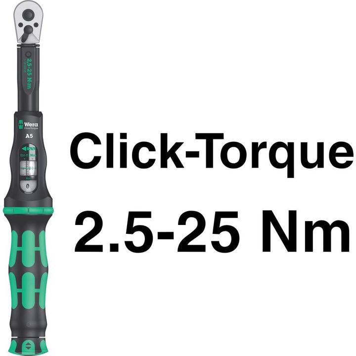 Actual product image Wera Bicycle Set Torque 1 (1/4", 2.50 Nm, 25 Nm)