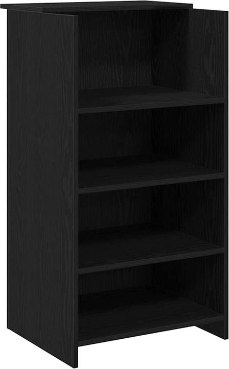 Produktbild VidaXL Empfangstheke Schwarz 55x50x103,5 cm Holzwerkstoff Empfangstresen