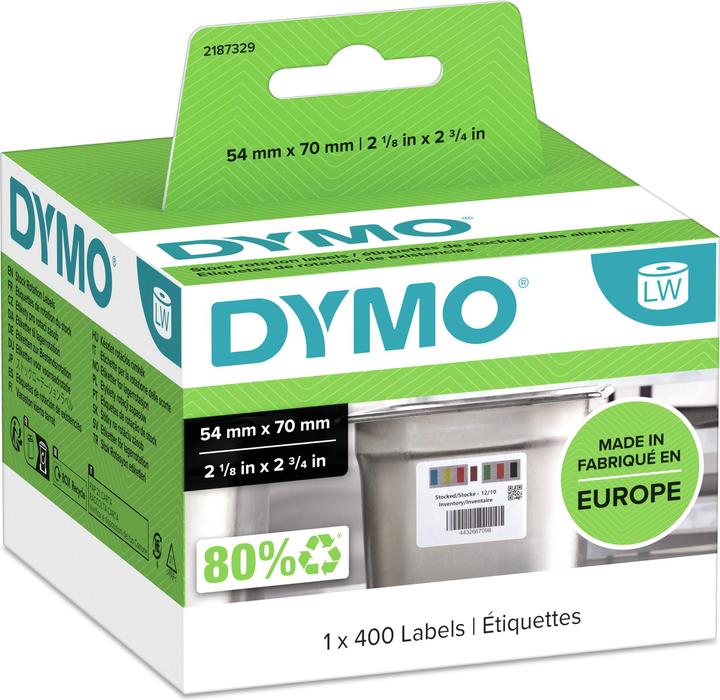 Immagine prodotto Dymo Etichette per LabelWriter 54 x 70 mm, 400 etichette