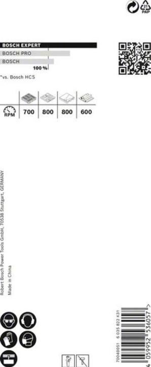 Immagine prodotto Bosch Professional Zubehör Sega a tazza Expert Construction Material, 40 x 60 mm (40 mm)