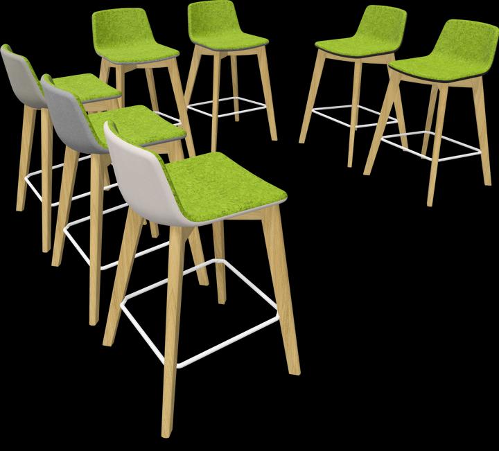 Actual product image Narbutas Twist & Sit Bar Stool