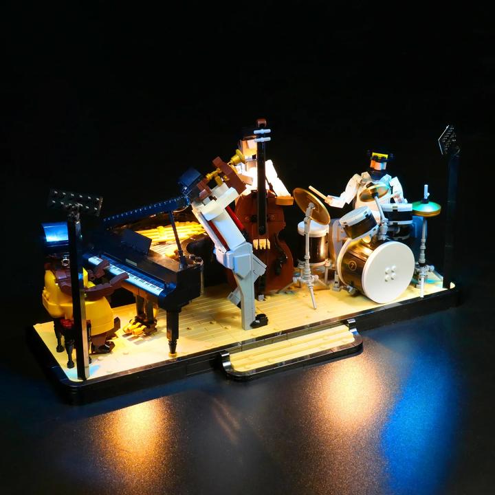 Produktbild BrickBling LED Licht Set für LEGO Jazz-Quartett (21334) inkl. Fernbedienung