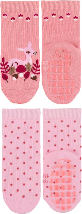 Image du produit Sterntaler Chaussettes ABS 2 pièces faon et pois (lot de 2, 19 - 20)