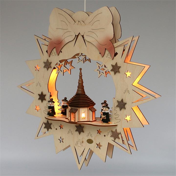 Produktbild SIGRO Holz Fensterbild beleuchtet