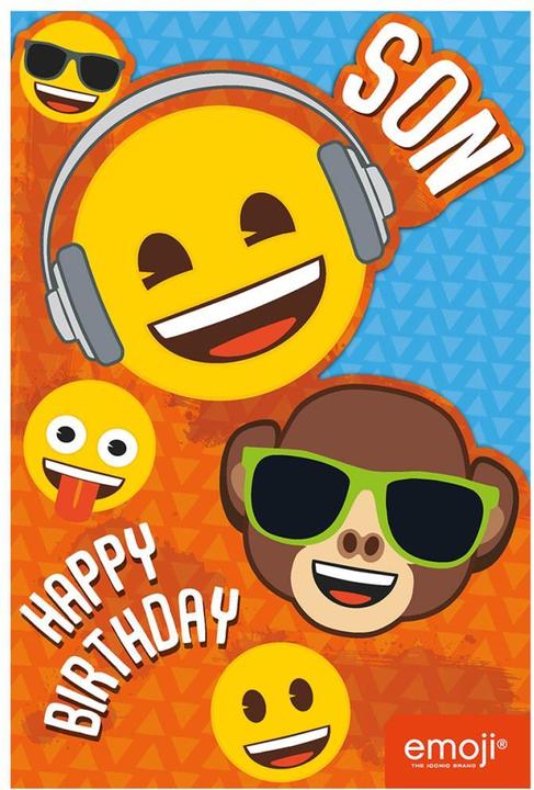 Produktbild Emoji Sohn Geburtstagskarte