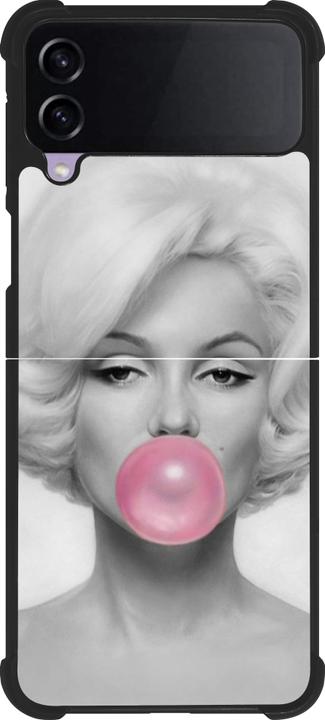 Image du produit PhoneLook Coque Silicone rigide noir Marilyn Bubble (Samsung Galaxy Z Flip4)