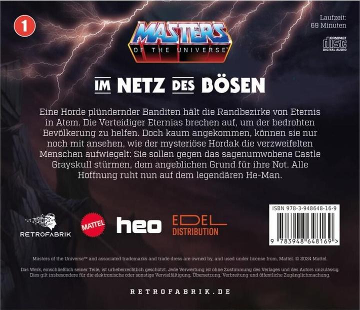 Image du produit Les Maîtres de l'Univers - CD audio, épisode 1 : Dans la toile du mal *Version française*. (Maîtres de l'Univers, Allemand)