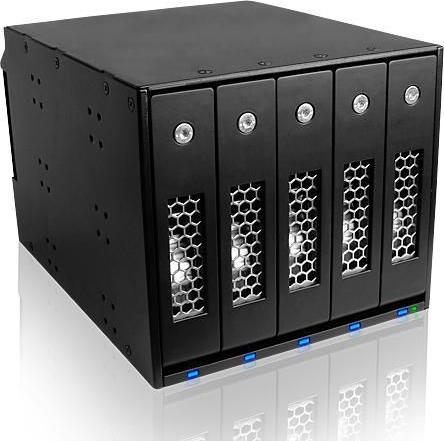 Icy Box IB-545SSK, 5-bay backplane, SAS/SATA-3