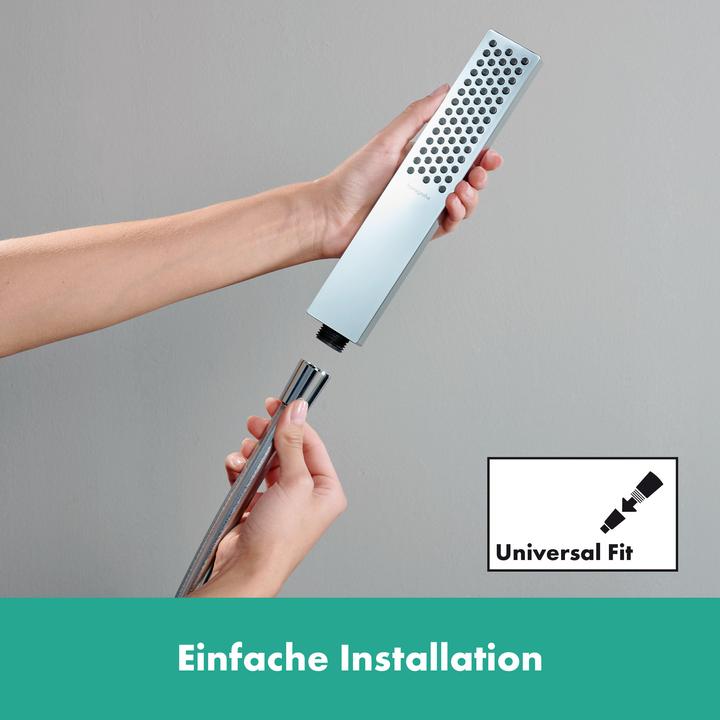 Produktbild hansgrohe Pulsify E Stabhandbrause 100, 1 Strahlart EcoSmart, 24320 (1 Strahlarten, 8 l/min)