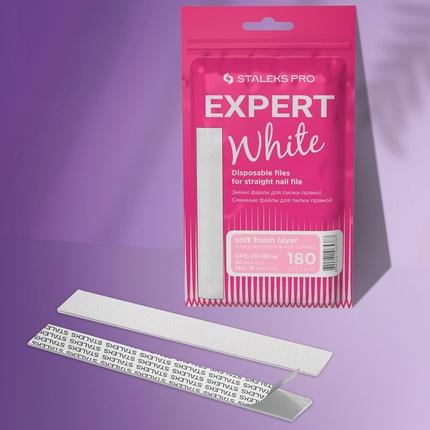 Staleks Weisse Einwegfeilen für gerade Nagelfeile Soft Base