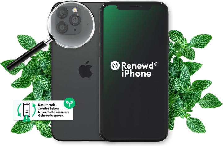 Produktbild Renewd iPhone 11 Pro (64 GB, Space Grey, 5.80", 12 Mpx, Dual SIM, A / Wie neu)