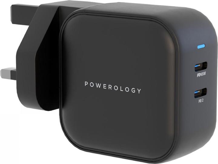 Immagine prodotto Powerology Caricatore da parete PD GaN a doppia porta 65W (65 W)