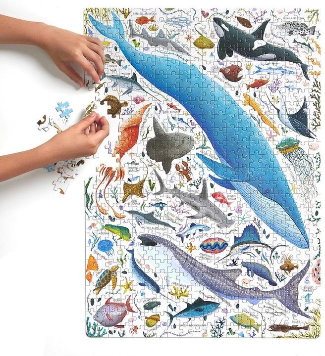 Immagine prodotto Czuczu Puzzle con pesci e animali acquatici, 500 pezzi (500 pezzi)