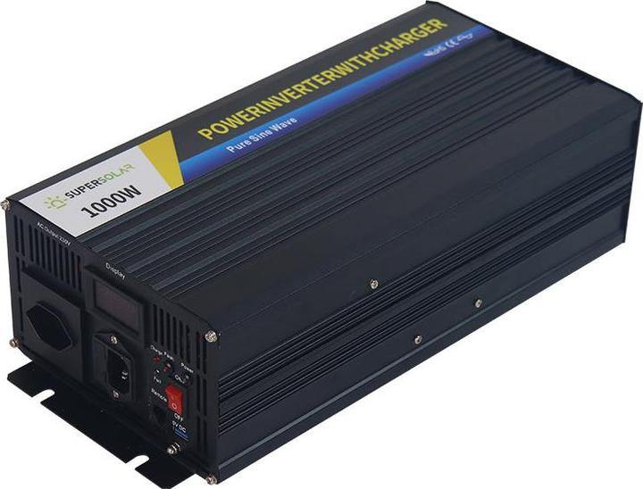 Actual product image Supersolar Sine wave inverter 1000W/12V with charging function